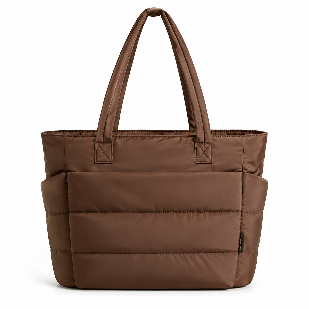 Bolso Tote Puffer para Mujer, Bolsa Acolchada Ligera de Gran Capacidad con Compartimento para Laptop, Bolsa Casual para Trabajo, Viajes y Compras