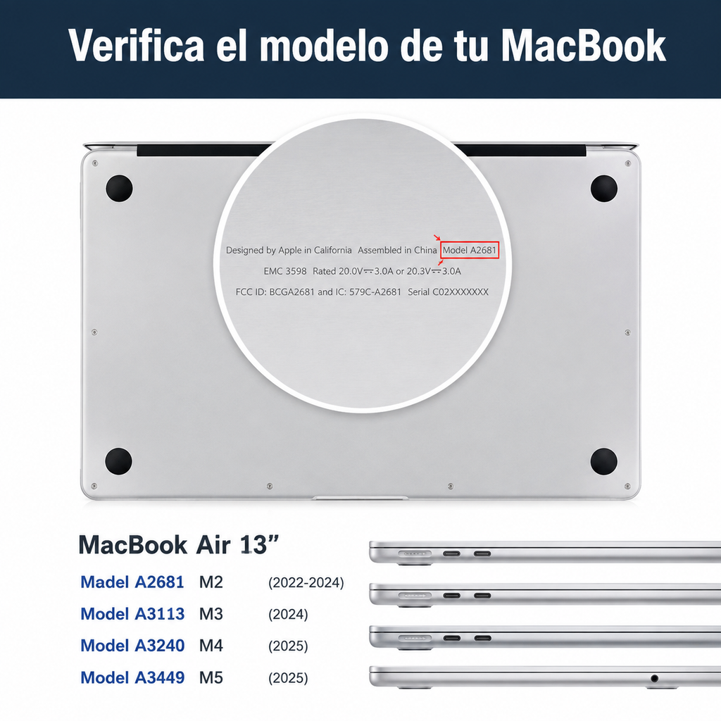 Lunaver Funda Protectora para MacBook Air y MacBook Pro – 13, 14 y 16 Pulgadas | Transparente, Mate y Cristal Glitter