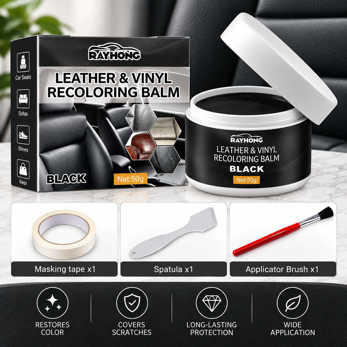 ⏳Time-Limited Special⏰All-Purpose Leather Color Repair Balm｜Premium Leather Restoration Care Cream ✨
